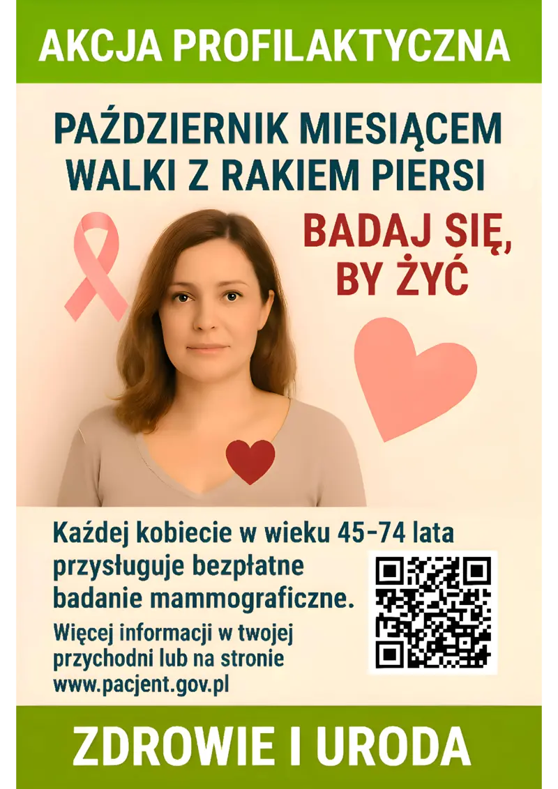 Październik – Miesiąc Świadomości Raka Piersi