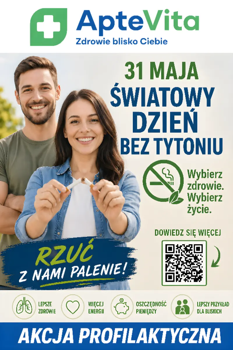 31 Maja – Światowy Dzień Bez Tytoniu z ApteVita 